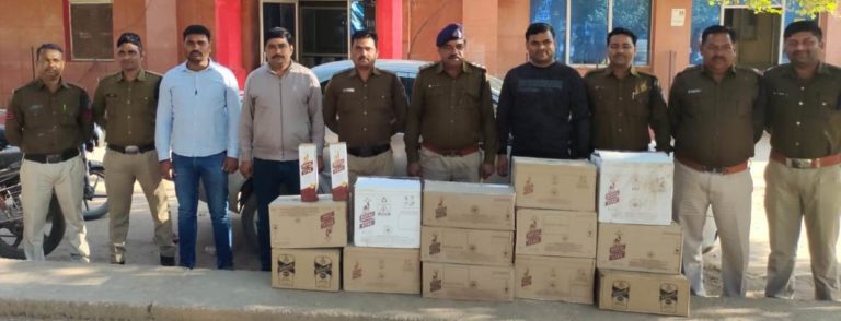 मुरैना : थाना कोतवाली की शराब माफिया के खिलाफ बड़ी कार्यवाही।