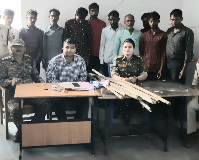 शिवपुरी क्राइम : हत्या में फरार 10 आरोपियों को पिछोर पुलिस ने धर दबोचा।