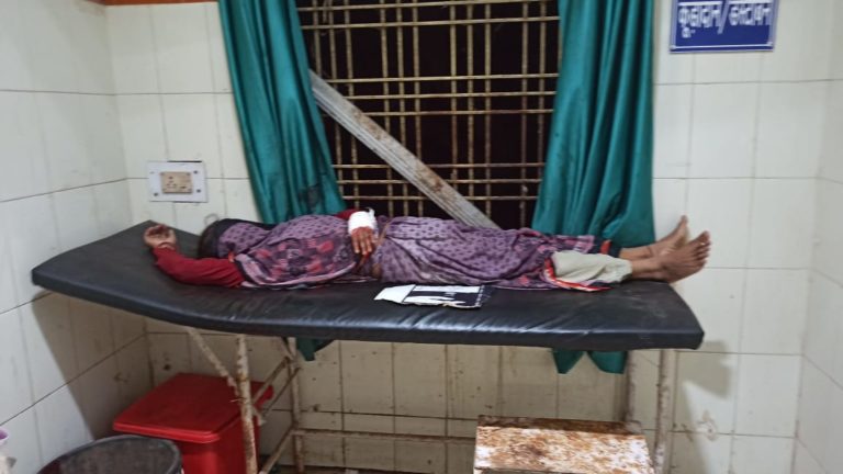 भितरवार ब्रेकिंग : पति-पत्नी में झगड़ा पति ने पत्नी पर कुल्हाड़ी से किया हमला