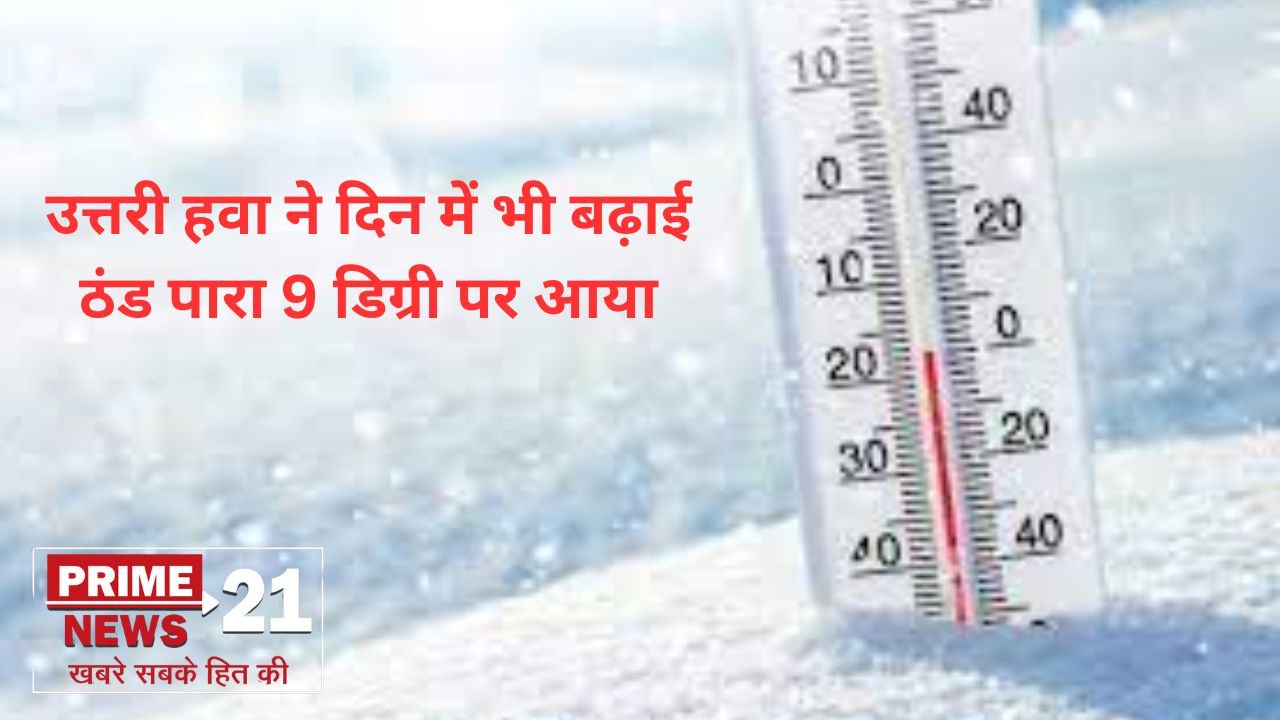 ग्वालियर में उत्तरी हवा ने दिन में भी बढ़ाई ठंड पारा 9 डिग्री पर आया